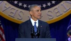 A Chicago, un dernier discours et des larmes pour Barack Obama