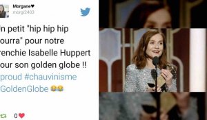 Isabelle Huppert Golden Globe de la meilleure actrice dramatique pour Elle