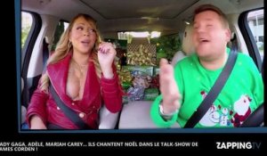 Mariah Carey : Adèle, Lady Gaga, Elton John, Selena Gomez reprennent son tube de Noël en voiture avec James Corden
