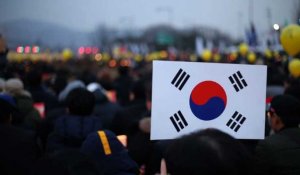 Manifestation à Séoul pour la 8ème semaine consécutive