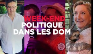 Macron et Mélenchon en Martinique, Le Pen en Guyane : week-end politique dans les DOM