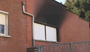 Images de l'école maternelle incendiée à Lille