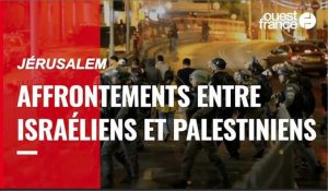 VIDÉO. Jérusalem : nouveaux affrontements entre Israéliens et Palestiniens