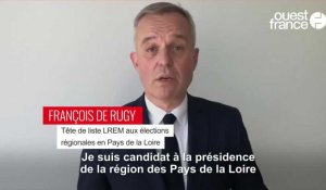 VIDÉO. François de Rugy officiellement tête de liste pour les régionales en Pays de la Loire