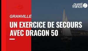 VIDÉO. Exercice de sauvetage au large de Granville