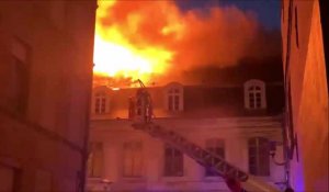 Saint-Omer : Violent incendie en centre-ville