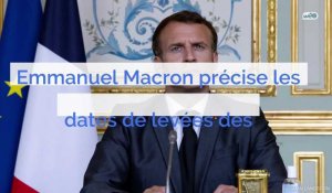 Déplacements, lieux de rassemblement, terrasses... Macron précise le calendrier