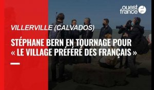 VIDÉO. Villerville : Stéphane Bern en tournage pour « Le village préféré des Français »