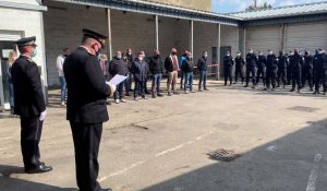 Les policiers de Saint-Omer rendent hommage à la policière tuée à Rambouillet
