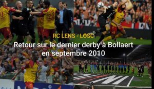 RC Lens - LOSC: retour sur le dernier derby Lens - Lille à Bollaert en septembre 2010