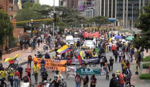 8e jour des mobilisation contre le gouvernement à Bogota