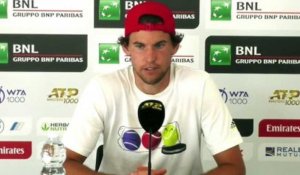 ATP - Rome 2021 - Dominic Thiem : "It's amazing to have Roger Federer around... "