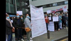 VIDÉO.  Caen : au CHU des personnels de réanimation en grève réclament « un vrai statut »