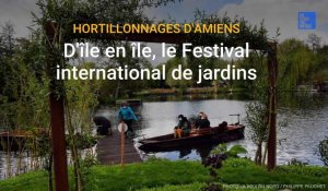 Visite du Festival international de jardins dans les Hortillonnages d'Amiens
