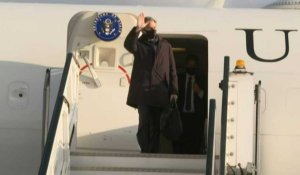 Le secrétaire d'État américain Antony Blinken arrive en Islande