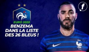 Benzema dans la liste des 26 Bleus pour l'Euro !