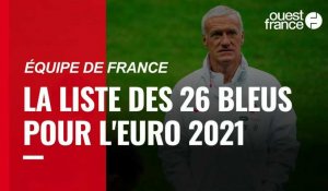 VIDÉO. Euro 2021 : la liste des 26 joueurs qui disputeront la compétition pour l'équipe de France