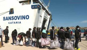 Arrivée de plus de 1.400 migrants à Lampedusa ce week-end