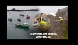 À Jersey, il réplique à “l’invasion” des pêcheurs français avec son mousquet