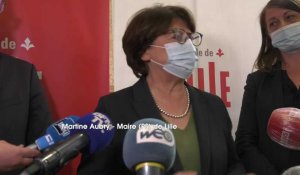 Réactions de la maire de Lille, Martine Aubry, à l'actualité nationale