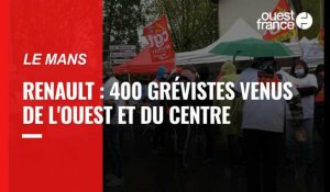 VIDÉO. Renault : 400 salariés de l'Ouest et du Centre manifestent au Mans