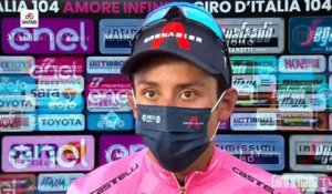 Tour d'Italie 2021 - Egan Bernal : "We should be happy with this day"