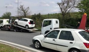 Saint-Martin-lez-Tatinghem : collision entre deux voitures, une femme blessée 