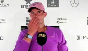 ATP - Madrid 2021 - Rafael Nadal : "I think Sascha played his game... so no surprise at all about his level"