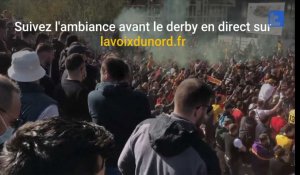 Lens - Lille : grosse ambiance aux abords de Bollaert avant le derby