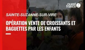 VIDÉO. Sainte-Suzanne-sur-Vire : les enfants livrent le pain et les croissants