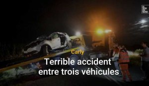 CARLY - Terrible accident entre trois voitures