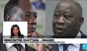 Côte d'Ivoire : Alassane Ouattara et Laurent Gbagbo se rencontrent pour la première fois depuis 2010