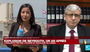 Beyrouth, un an après : "La colère est bien compréhensible", selon le ministre  Tarek Mazjoub