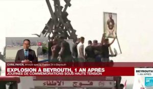 Explosion à Beyrouth, un an après : la classe politique pointée du doigt par les manifestants