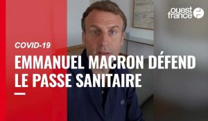 VIDÉO. Emmanuel Macron défend le passe sanitaire sur Instagram