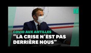 Conseil de Défense: Macron alerte sur "la situation dramatique" dans les Antilles