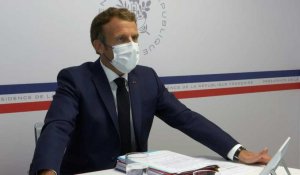 Covid: Macron s'inquiète de "l'explosion des formes graves aux Antilles"