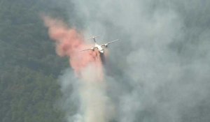 Incendie de la Côte d'Azur: 1.200 pompiers mobilisés, 2 morts