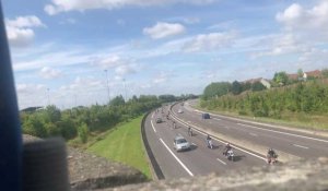 Un cortège de motards pour accompagner Léo jusqu’à sa dernière demeure