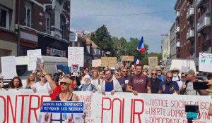 Lille : nouvelle mobilisation contre le pass sanitaire, plus de 3500 personnes dans la rue
