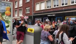 Manifestation des anti-pass à Amiens
