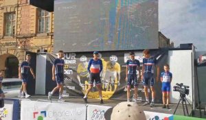 Présentation des équipes participant au Tour de l'Avenir 2021 à Charleville-Mézières