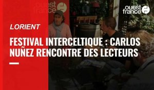 VIDEO. Festival Interceltique : des lecteurs d'Ouest-France rencontrent Carlos Nuñez