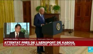Attentats à l'aéroport de Kaboul : lourd bilan pour l'armée américaine, Joe Biden en difficulté