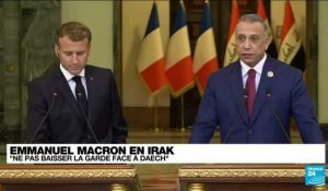 Sommet à Bagdad : "Il ne faut pas baisser la garde contre Daesh" insiste Emmanuel Macron