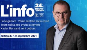 Le JT des Hauts-de-France du 1er septembre 2021