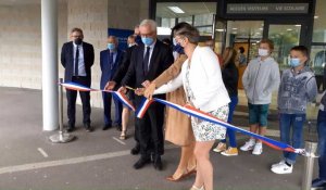 Audomarois : inauguration de nouveaux équipements au collège de Thérouanne