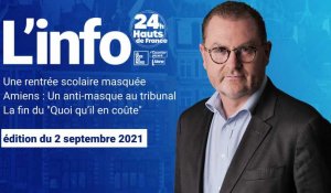 Le JT des Hauts-de-France du 2 septembre 2021