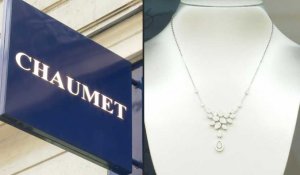 Images de la bijouterie Chaumet braquée à Paris