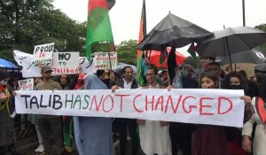 A Londres, une manifestation de solidarité avec le peuple afghan